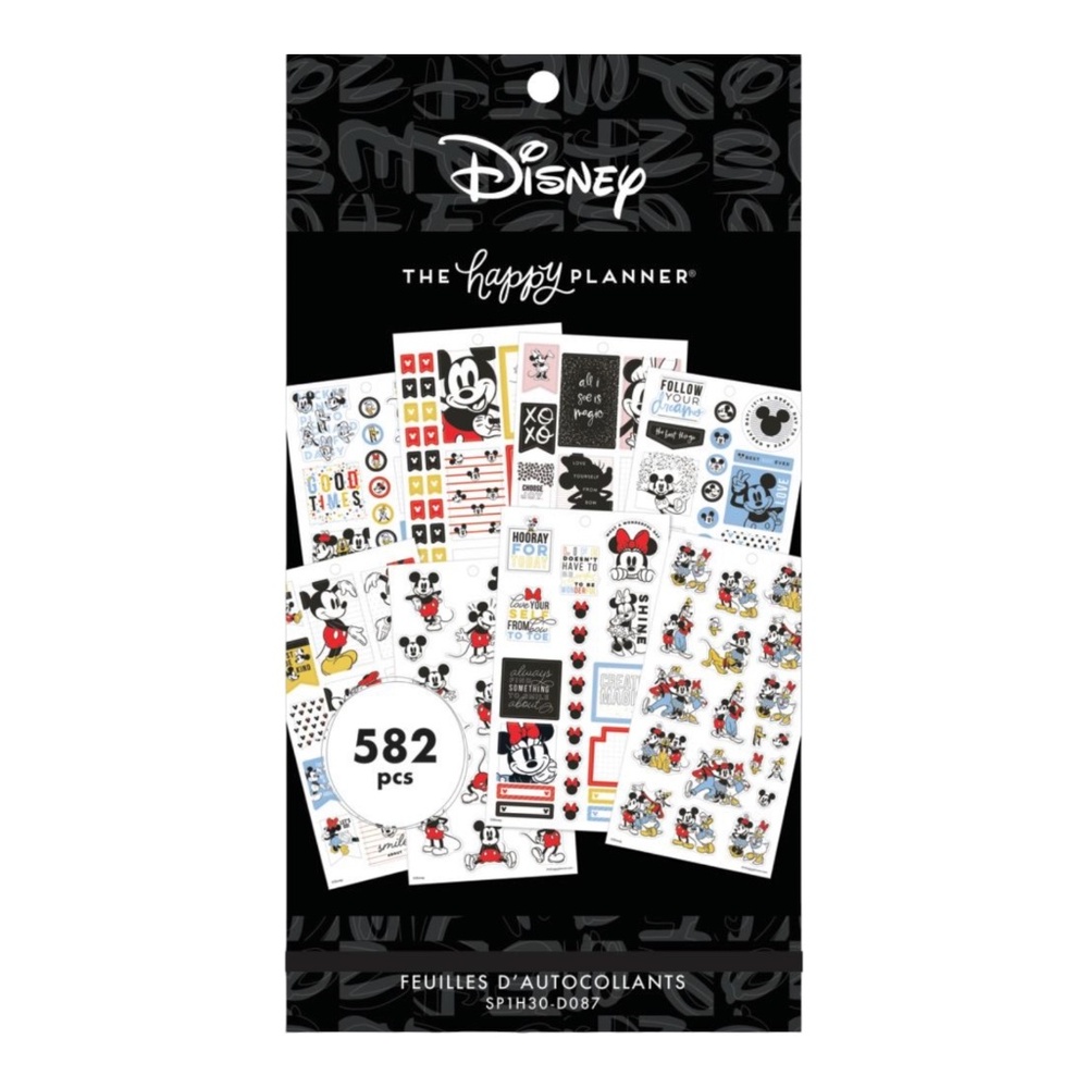 Happy Planner Disney Mickey & Friends Magic Plans Value Pack Stickers